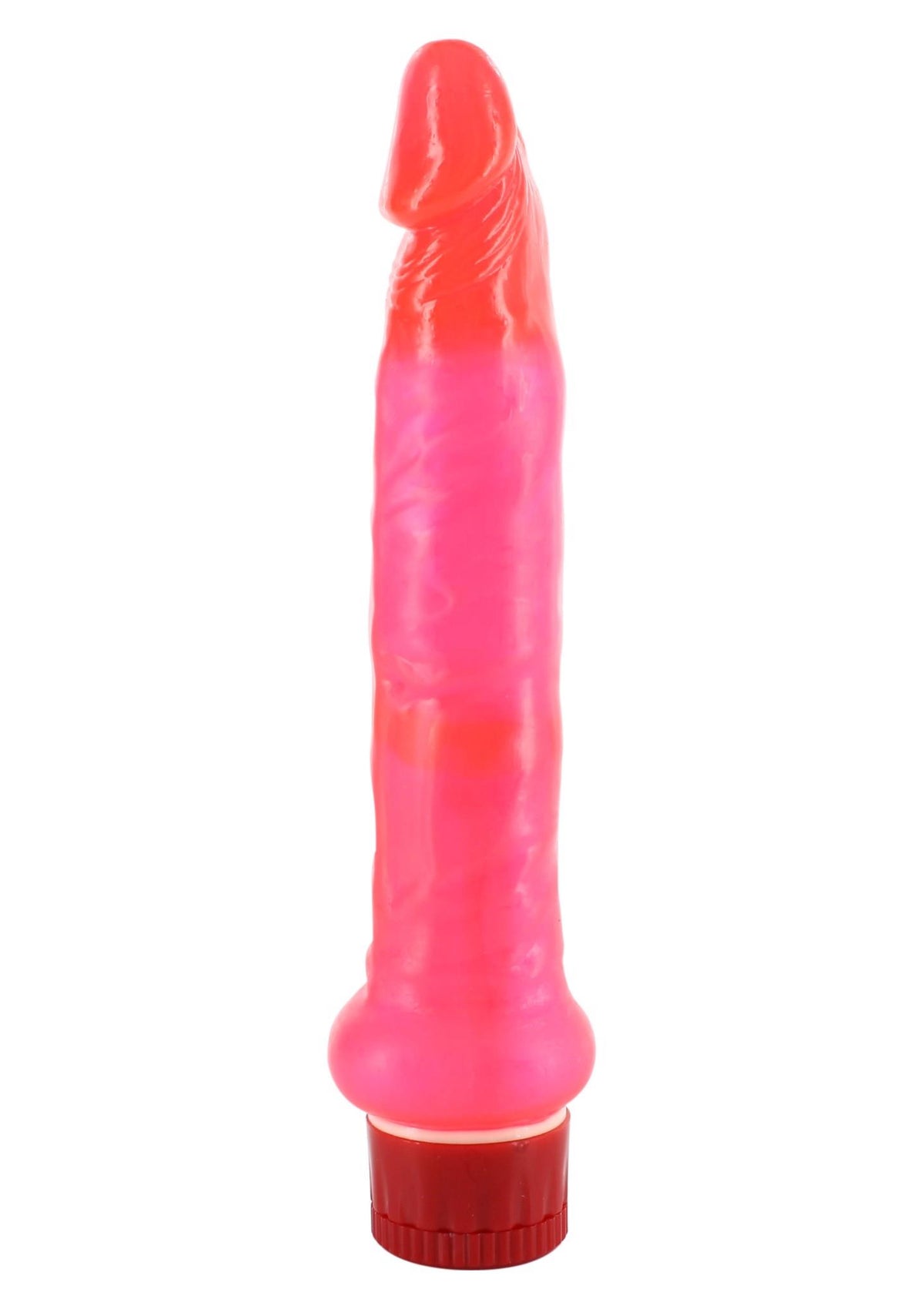 Vibrator anal cu jeleu roz Seven Creations 20 cm