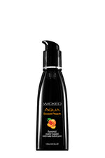 Lubrifiant pe bază de apă cu aromă de piersică Wicked Aqua 120 ml
