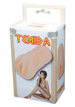 Masturbator vaginal CyberSkin 12 cm Alb Temida