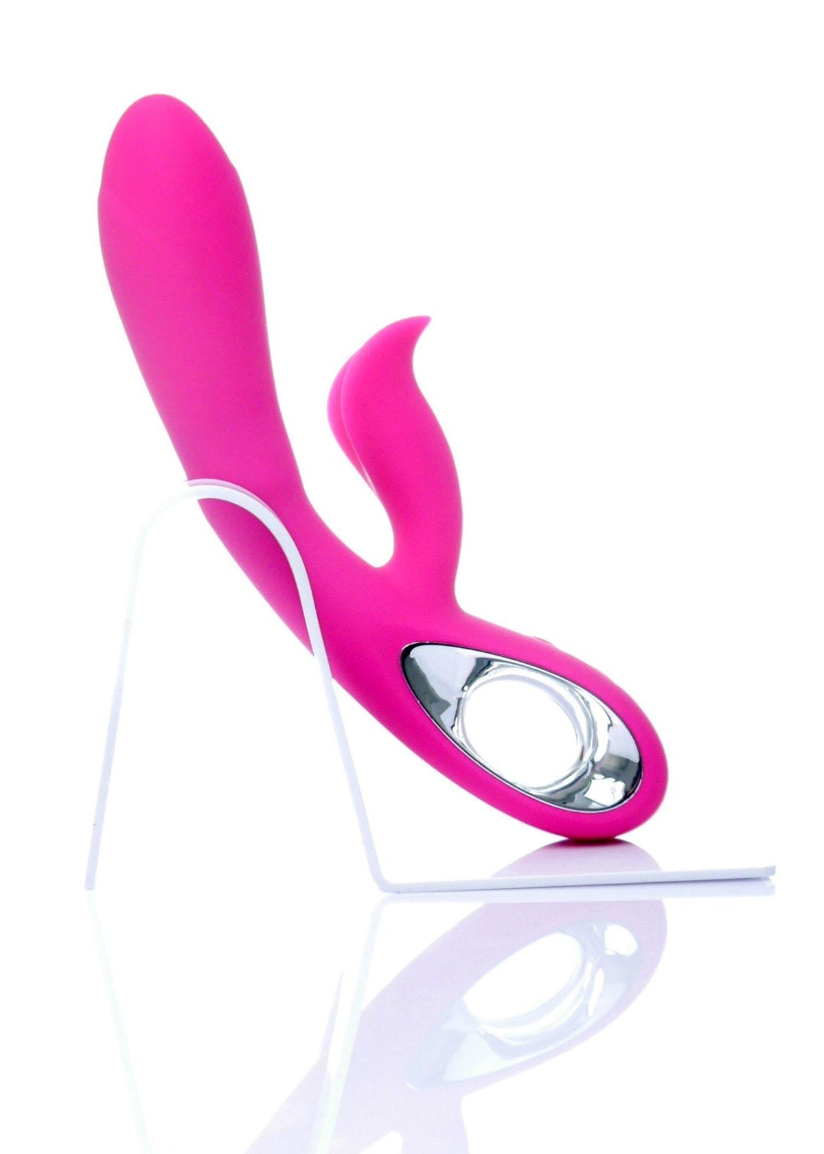 Vibrator Lyla din silicon pentru punctul G, 12 funcții, USB, roz