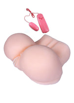Masturbator vibrant realist XXL cu vagin și fese 27 cm