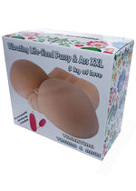 Masturbator vibrant realist XXL cu vagin și fese 27 cm
