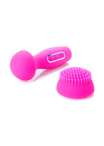 Vibrator Jenny din silicon roz, 36 de vibrații, 8 rotații, USB