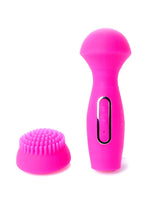 Vibrator Jenny din silicon roz, 36 de vibrații, 8 rotații, USB