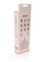 Vibrator Jenny din silicon roz, 36 de vibrații, 8 rotații, USB