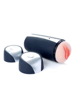 Masturbator Susan Double Delight 2.0 cu vibrații, 36 de funcții, USB, 22 cm