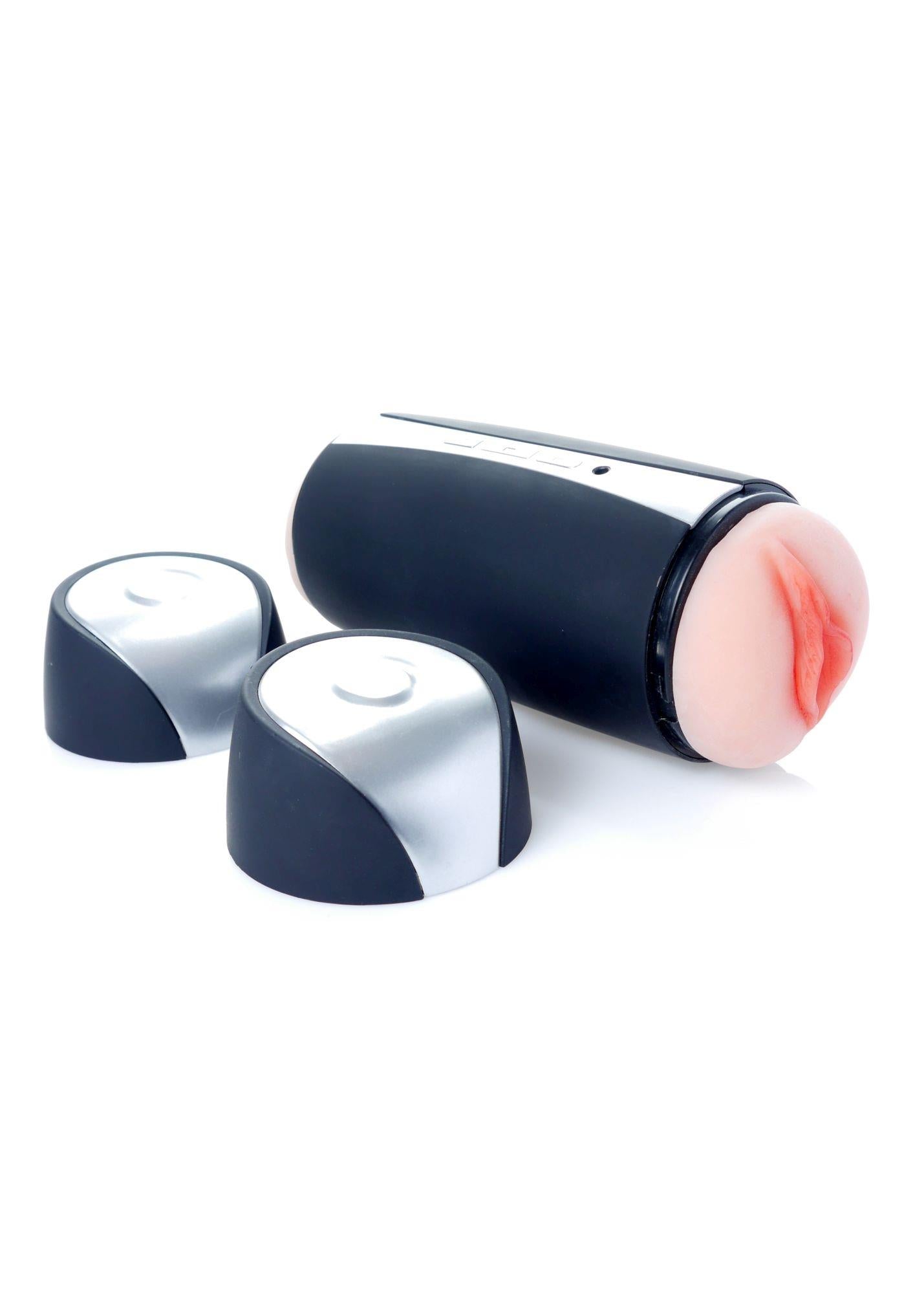 Masturbator Susan Double Delight 2.0 cu vibrații, 36 de funcții, USB, 22 cm