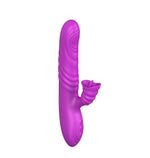Vibrator Angelia cu mișcare și rotație Lyla Purple USB