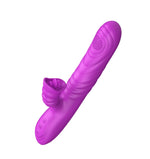 Vibrator Angelia cu mișcare și rotație Lyla Purple USB