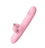 Vibrator Angelia cu mișcare și rotație Lyla Silicon USB