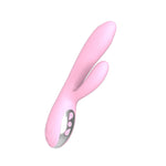 Vibrator Lyla din silicon, roz, cu USB, rezistent la apă