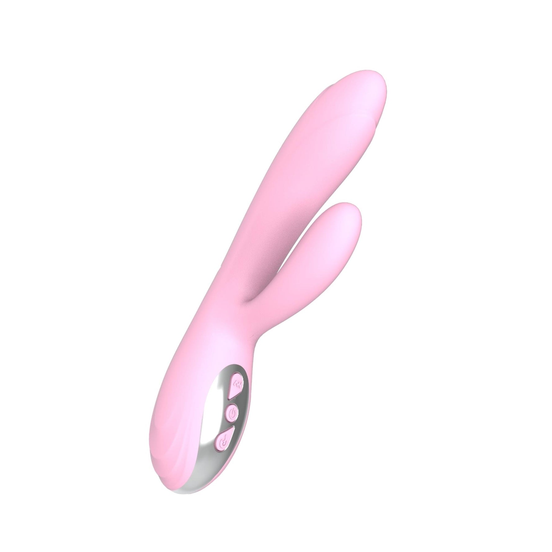 Vibrator Lyla din silicon, roz, cu USB, rezistent la apă