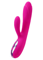 Vibrator Lyla iepure din silicon, cu încălzire prin USB