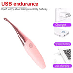 Stimulator clitoridian USB impermeabil Nana Pink