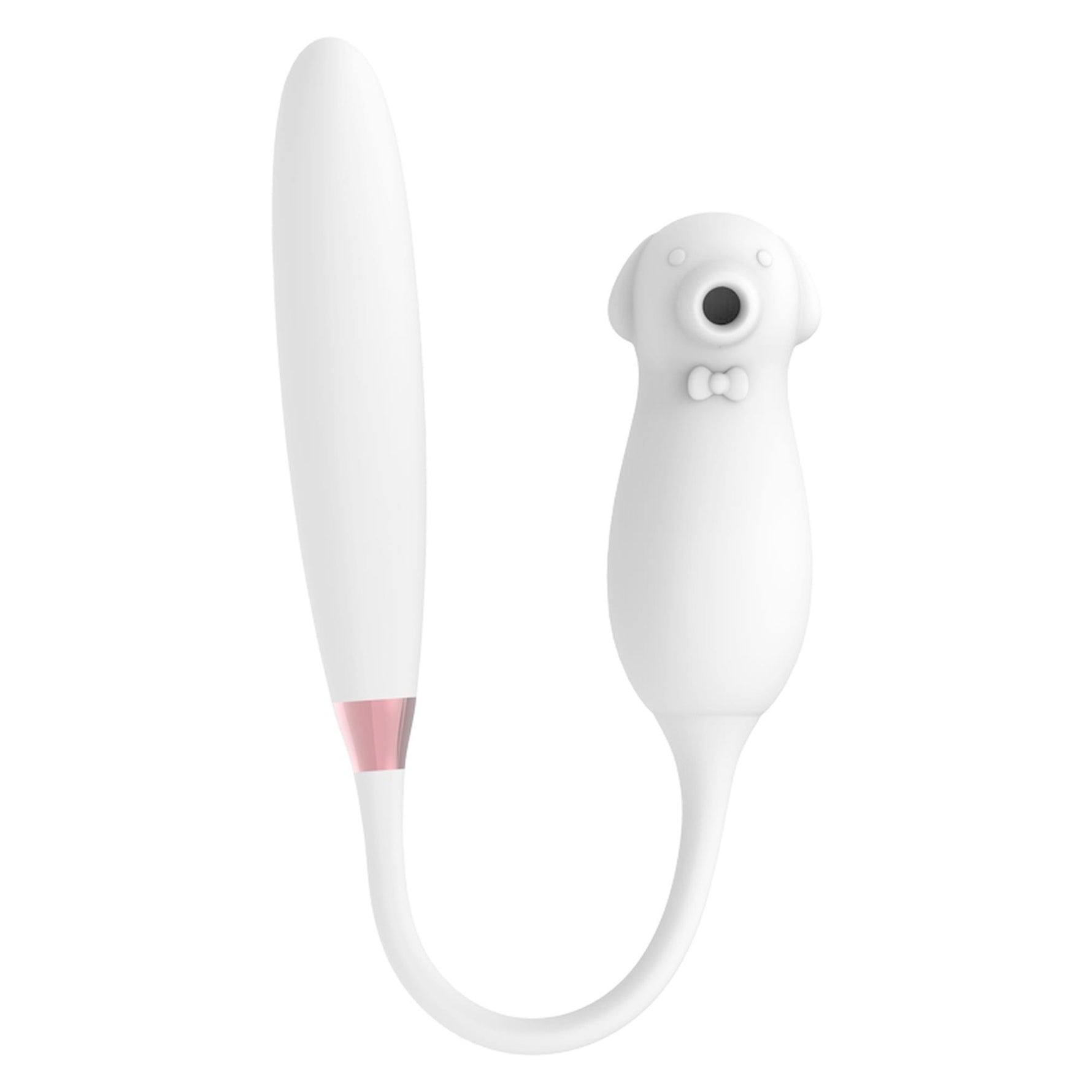 Stimulator vibrator fără atingere Elva, alb, cu USB