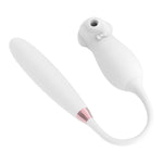 Stimulator vibrator fără atingere Elva, alb, cu USB