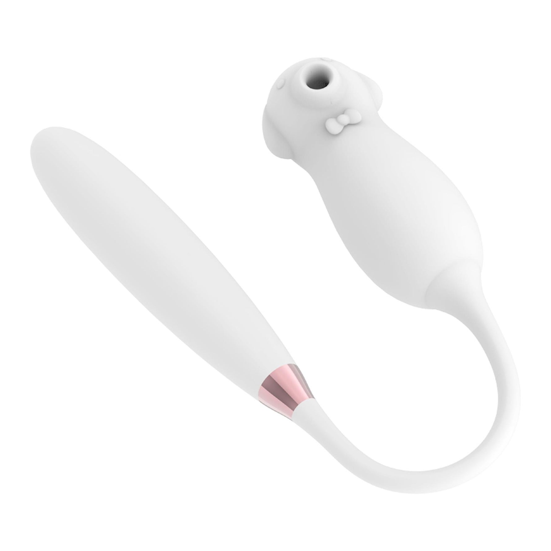 Stimulator vibrator fără atingere Elva, alb, cu USB