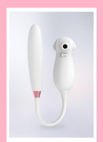 Stimulator vibrator fără atingere Elva, alb, cu USB