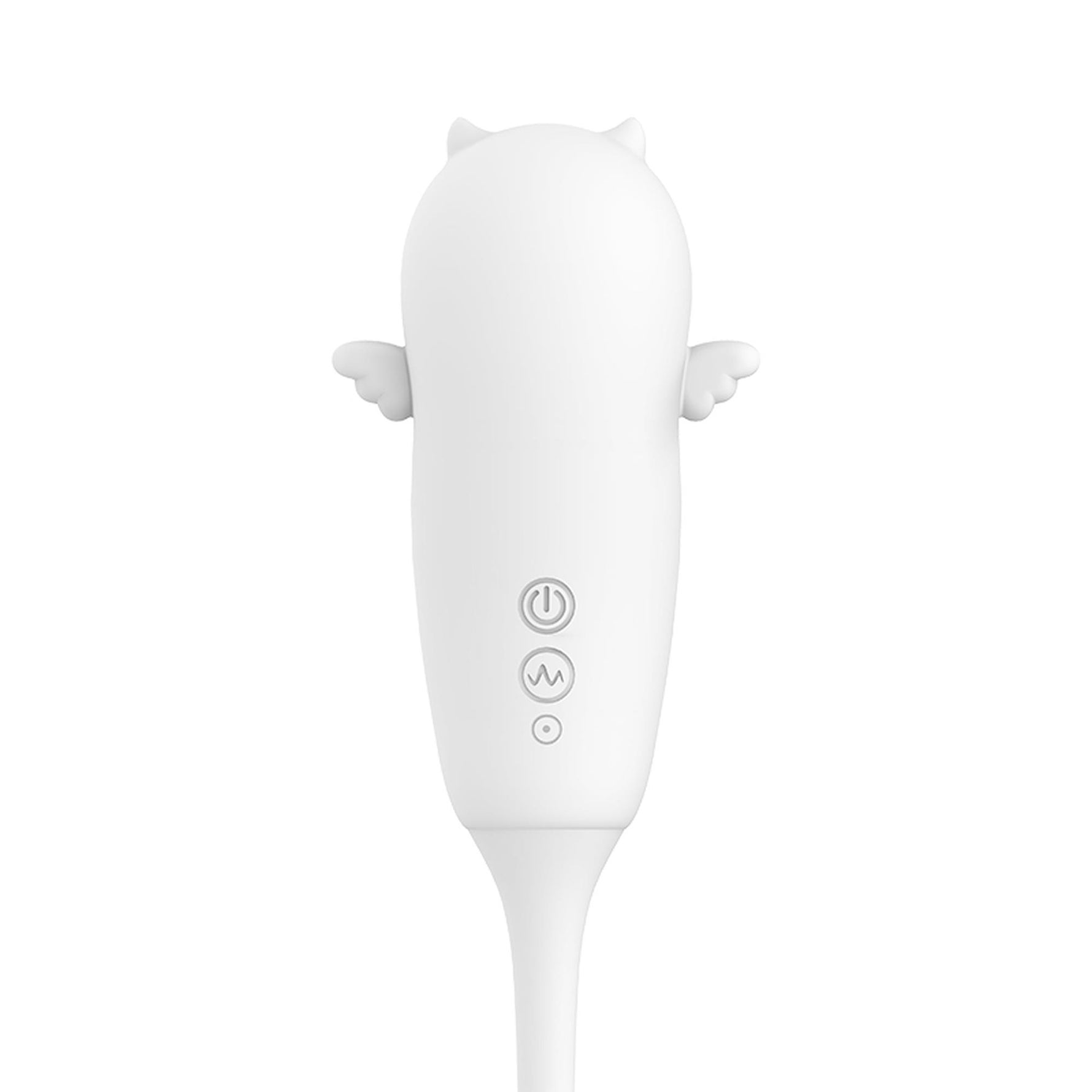 Stimulator clitoridian fără atingere Viola, silicon alb, USB, impermeabil