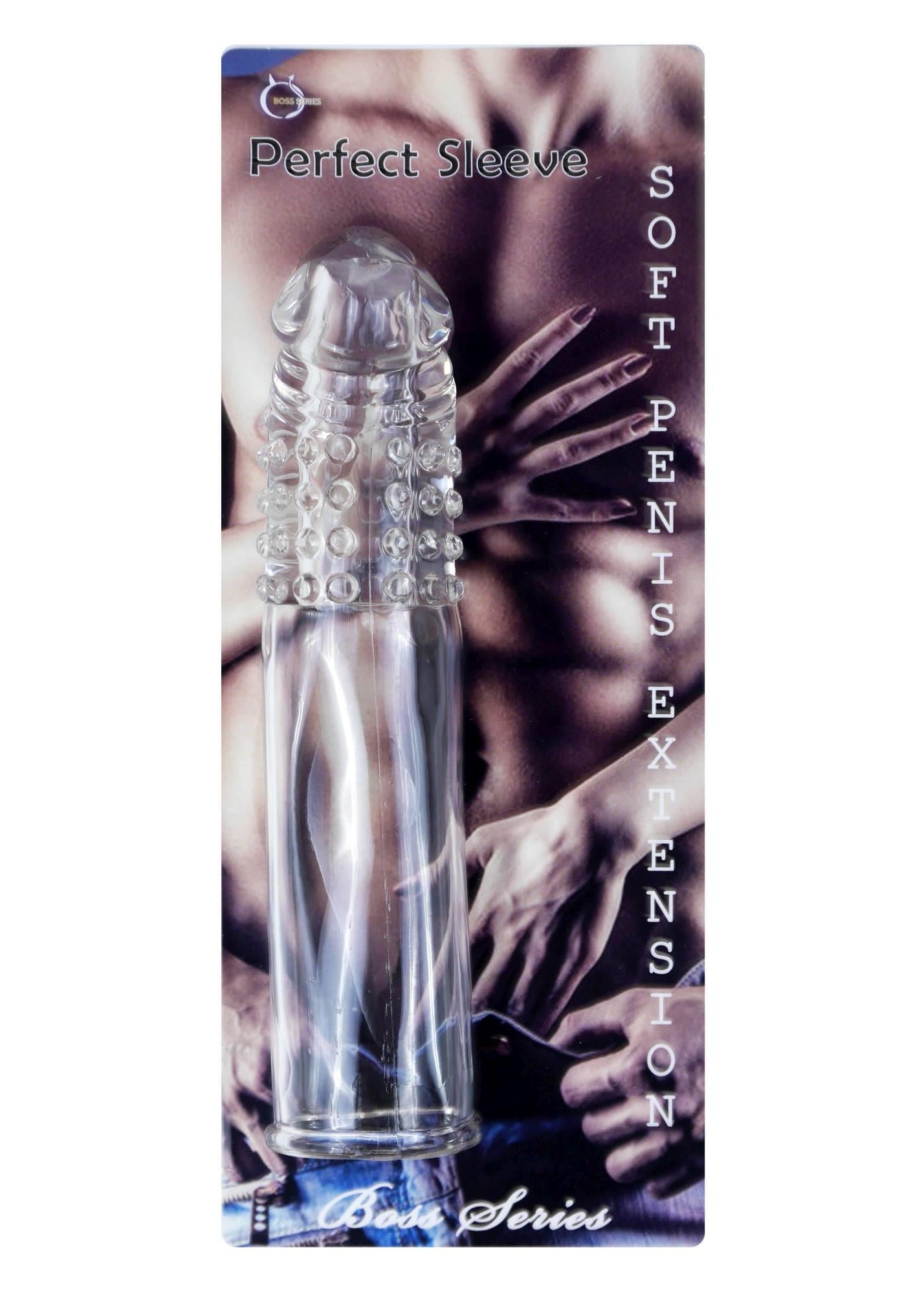 Extensor de penis din silicon seria B, 6 cm, cu caneluri