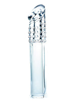 Extensor de penis din silicon seria B, 6 cm, cu caneluri