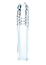 Extensor de penis din silicon seria B, 6 cm, cu caneluri
