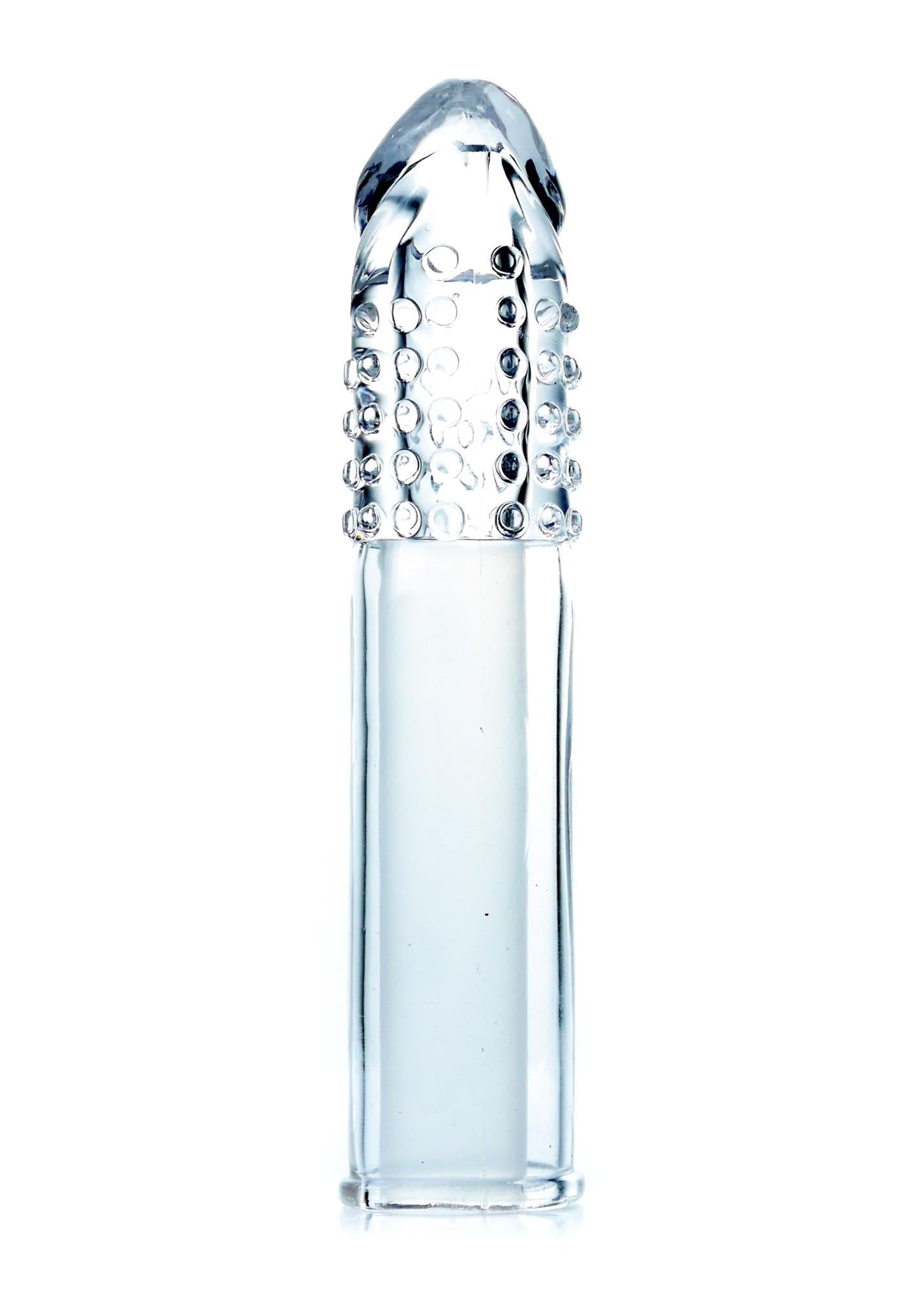 Extensor de penis din silicon seria B, 6 cm, cu caneluri