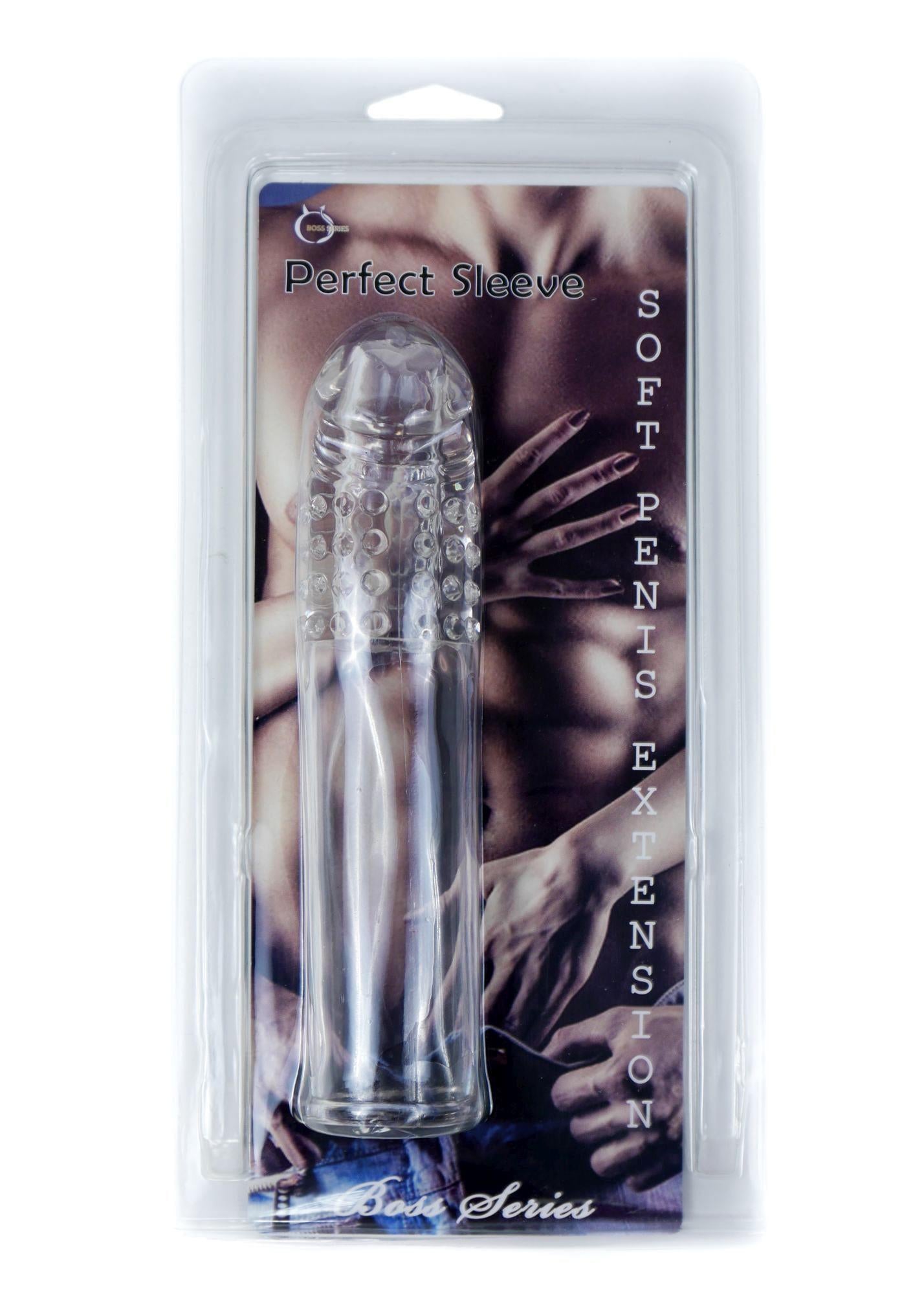 Extensor de penis din silicon seria B, 6 cm, cu caneluri
