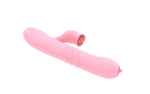 Vibrator Lyla din silicon cu limbă mobilă, roz, USB