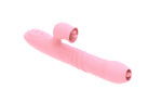 Vibrator Lyla din silicon cu limbă mobilă, roz, USB