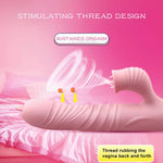 Vibrator Lyla din silicon cu limbă mobilă, roz, USB