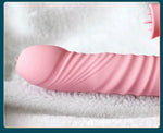 Vibrator Lyla din silicon cu limbă mobilă, roz, USB