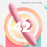 Vibrator Lyla din silicon cu limbă mobilă, roz, USB