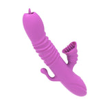 Vibrator stimulator clitoridian și anal Lyla Purple USB