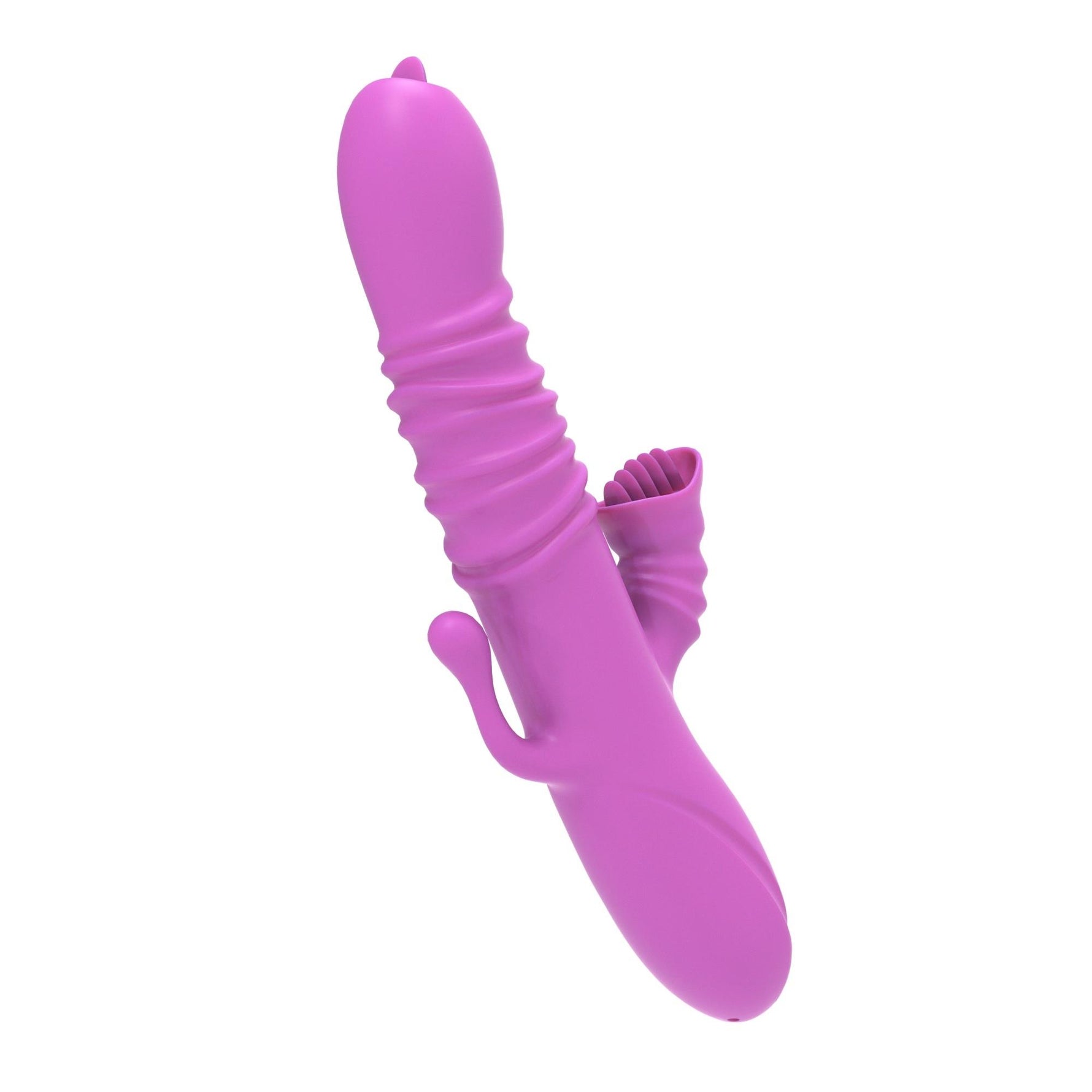 Vibrator stimulator clitoridian și anal Lyla Purple USB