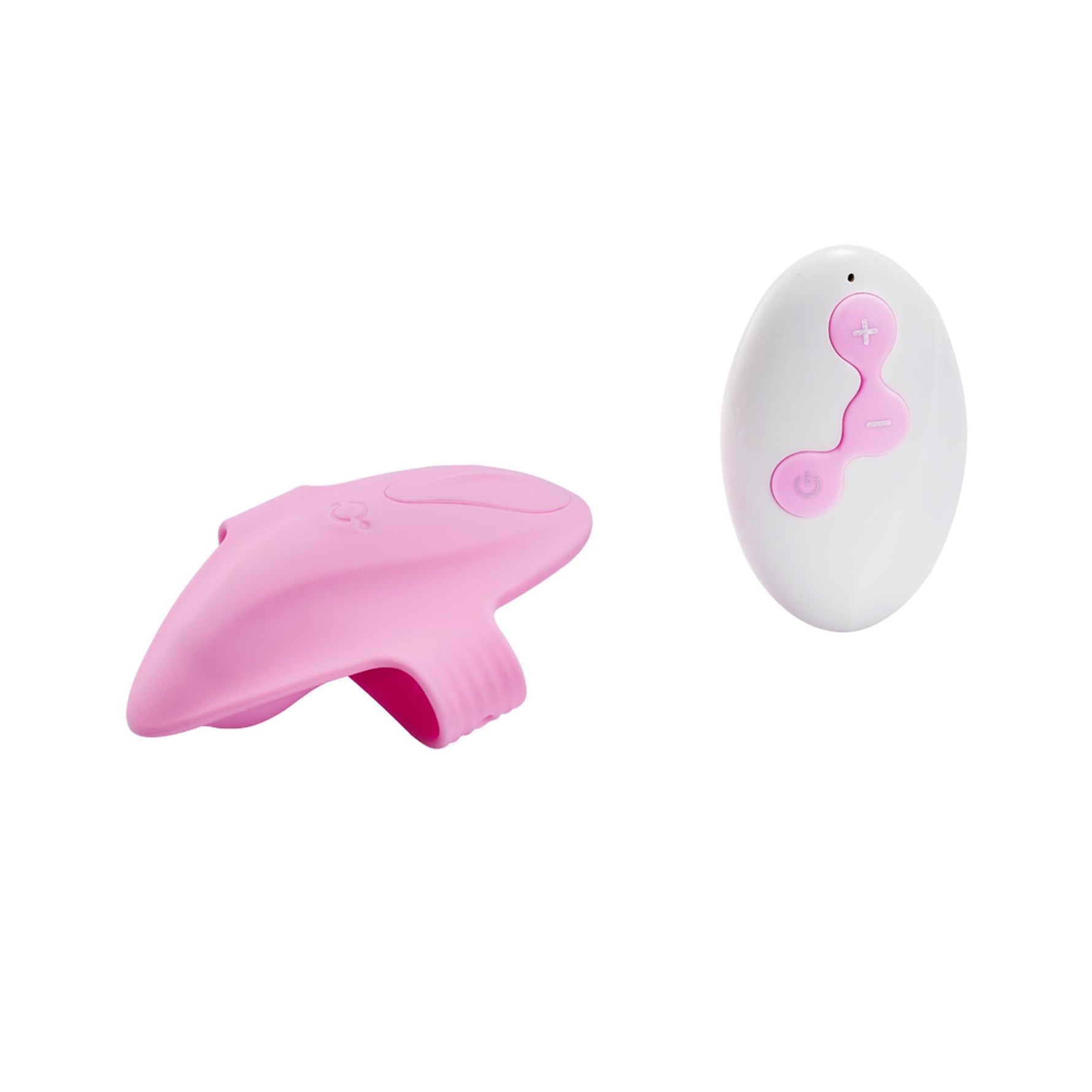 Stimulator clitoridian din silicon roz Lyla cu telecomandă