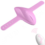 Stimulator clitoridian din silicon roz Lyla cu telecomandă