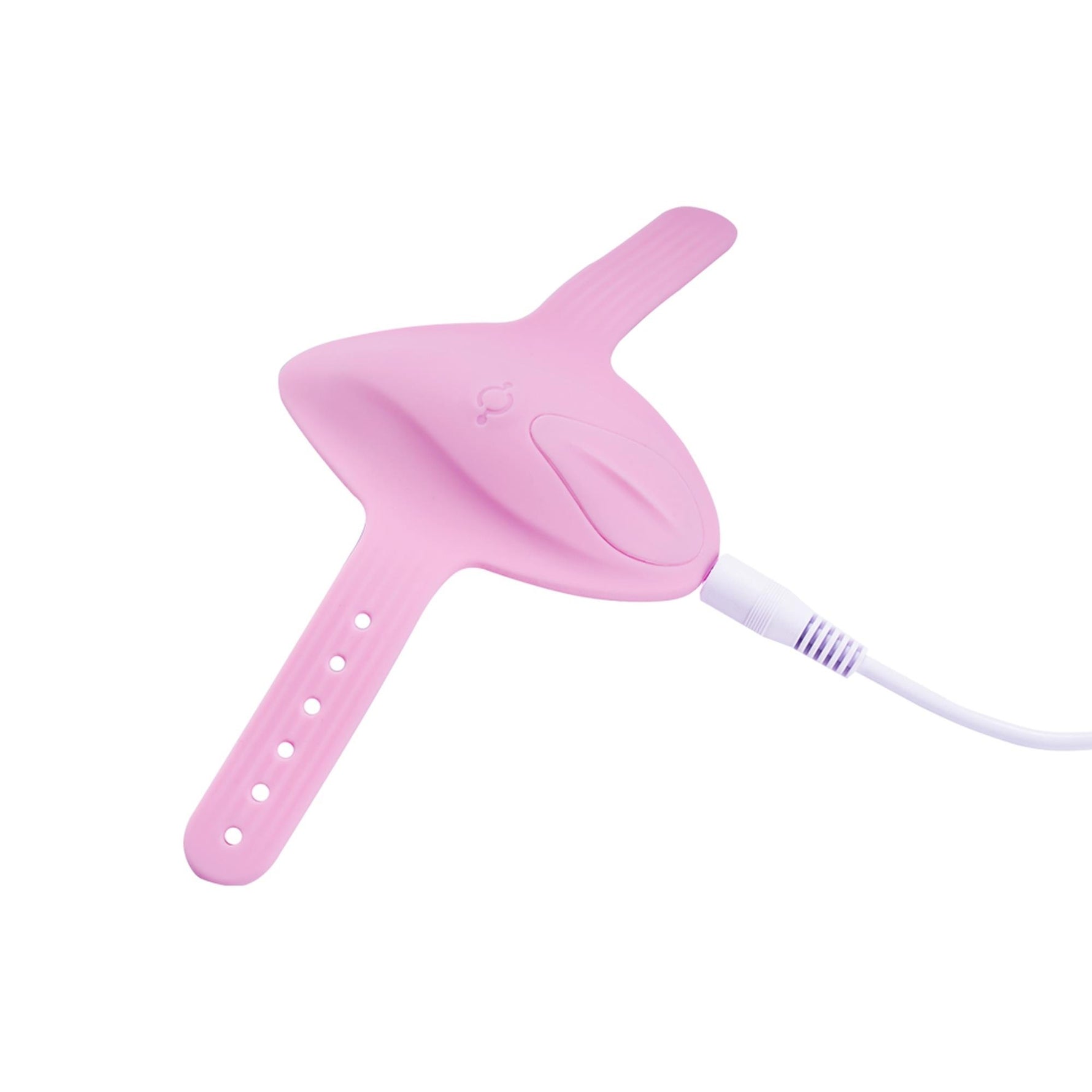 Stimulator clitoridian din silicon roz Lyla cu telecomandă