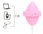 Stimulator clitoridian din silicon roz Lyla cu telecomandă