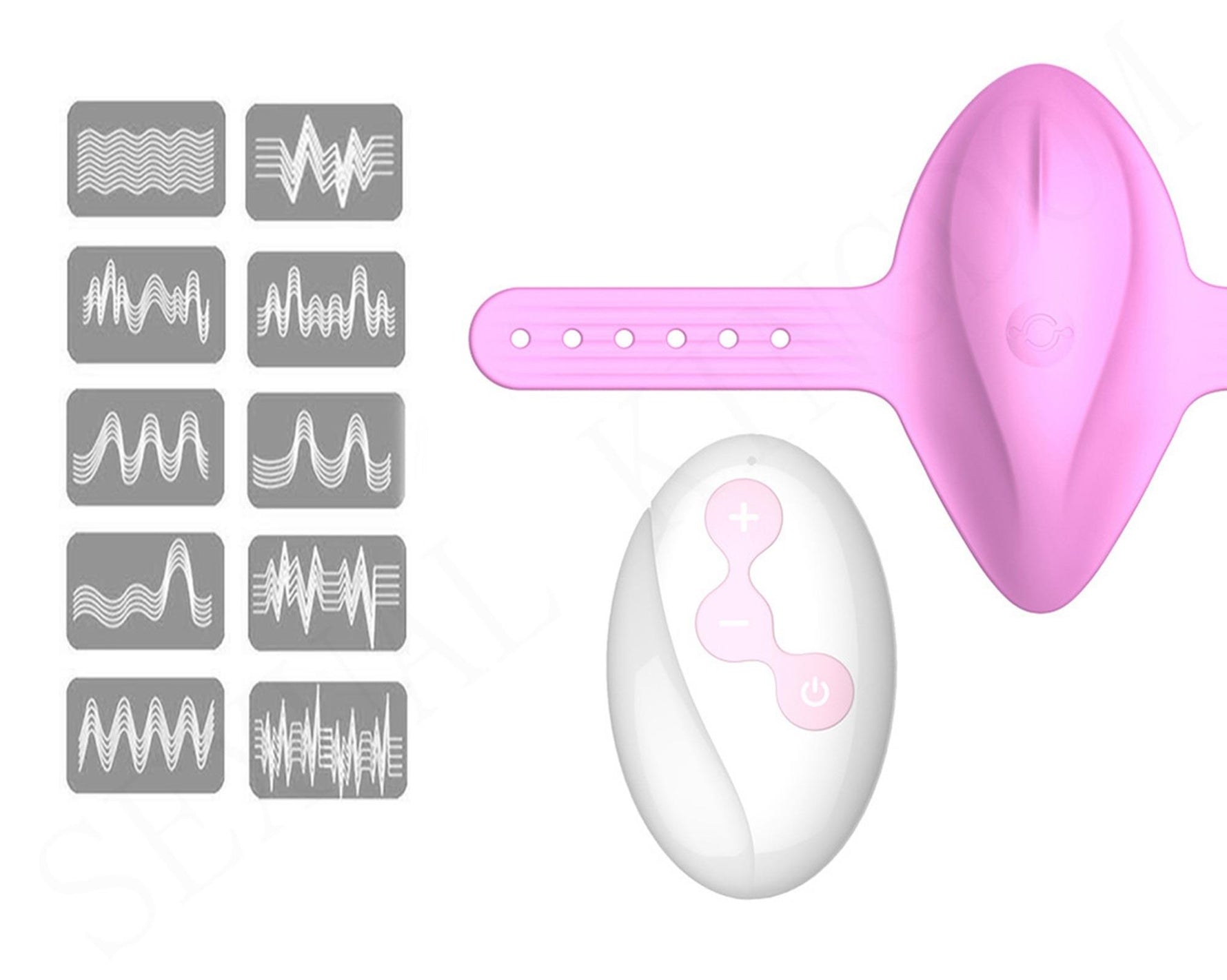 Stimulator clitoridian din silicon roz Lyla cu telecomandă