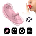 Stimulator clitoridian fără fir Lyla Panty, silențios, roz