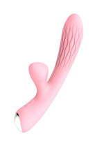 Vibrator Chelsea din silicon cu formă de iepuraș, 20 cm, USB