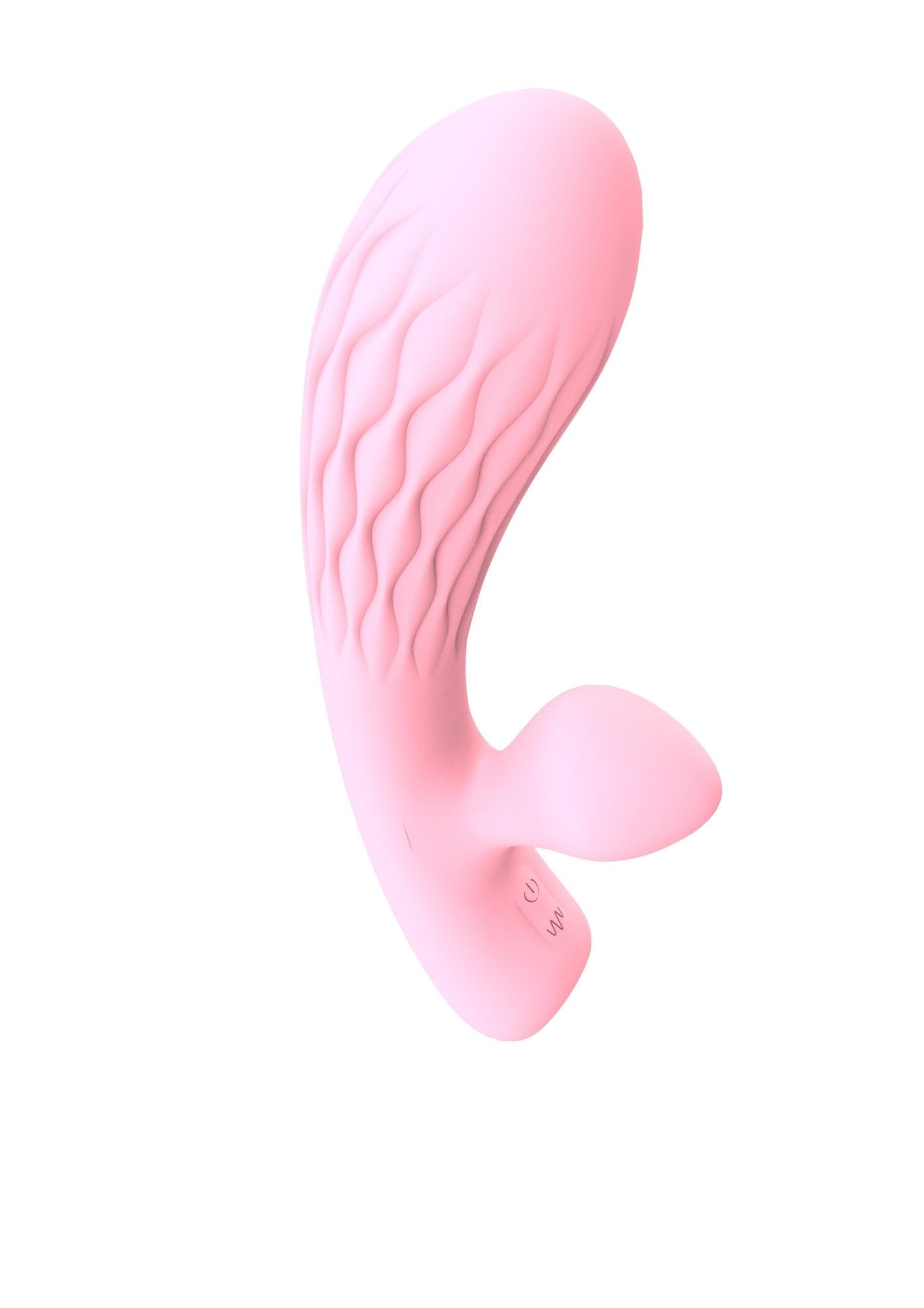 Vibrator Chelsea din silicon cu formă de iepuraș, 20 cm, USB