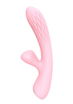 Vibrator Chelsea din silicon cu formă de iepuraș, 20 cm, USB