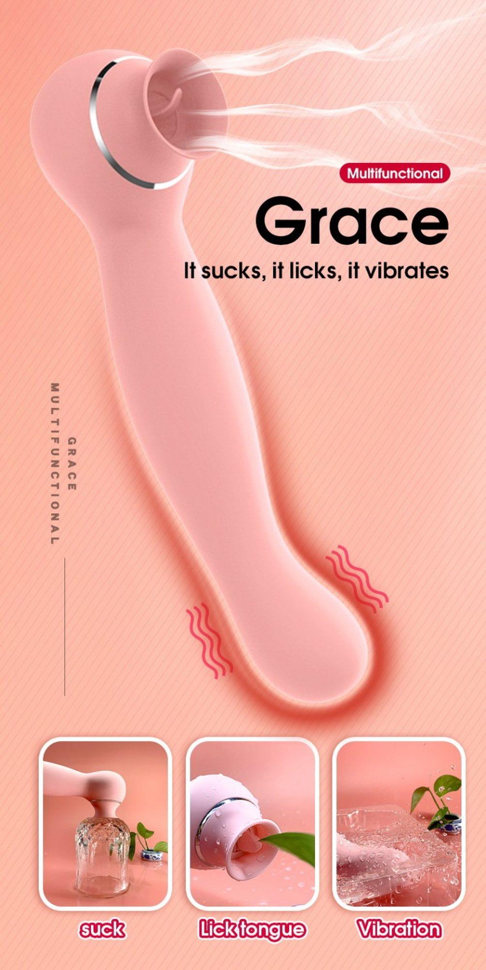 Stimulator clitoridian din silicon Lyla cu aspirație USB
