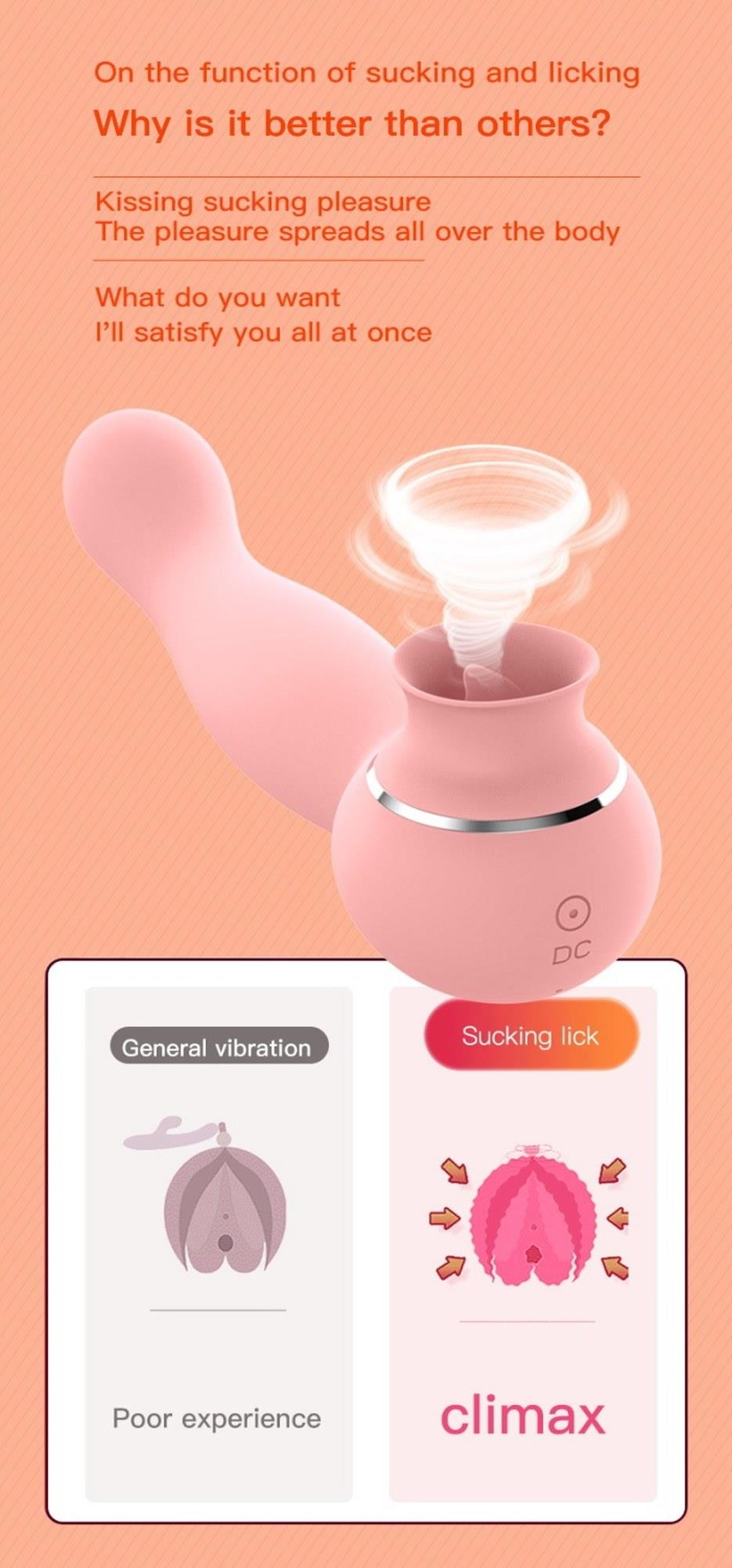 Stimulator clitoridian din silicon Lyla cu aspirație USB