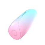 Masturbator vibrant Glow Touch, canal dublu din silicon, 22 cm