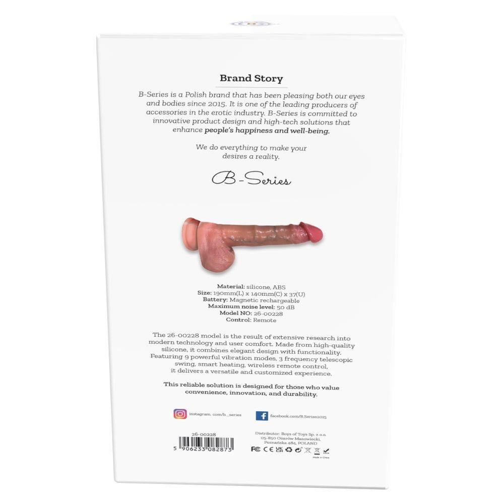 Vibrator realist din silicon Ultra Thrust Lyla 14 cm cu telecomandă