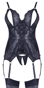 Tricou cu suspensie în zona între picioare Cottelli LINGERIE, mărime L
