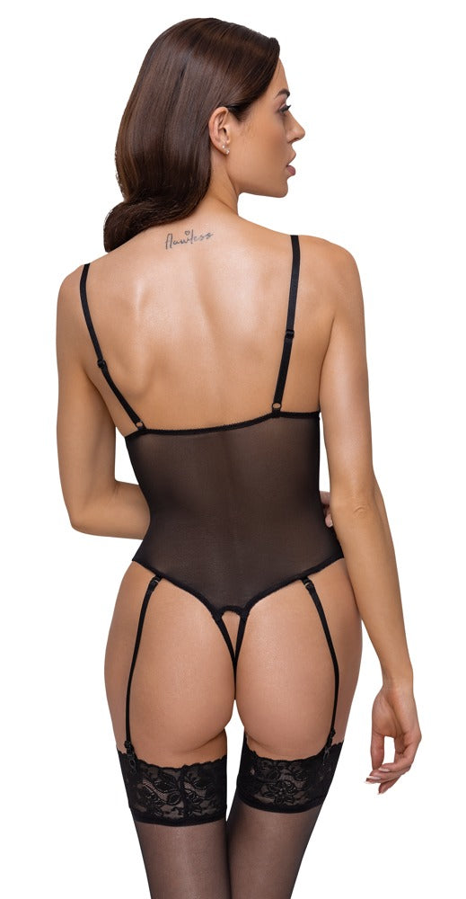 Body fără bretele Cottelli LINGERIE negru XL